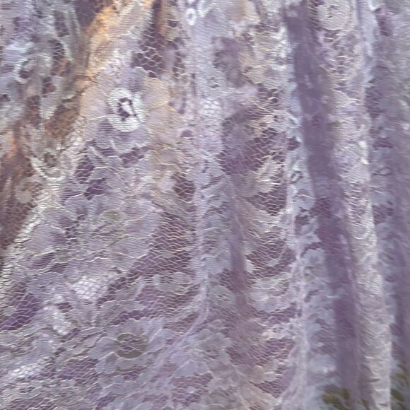 Women’s Short Purple Chiffon & Lace Prom Party Homecoming Dress Corset Size 18 - Picture 3 of 12